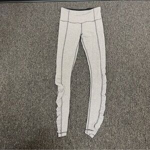 Lululemon Athletica Textured White Leggings